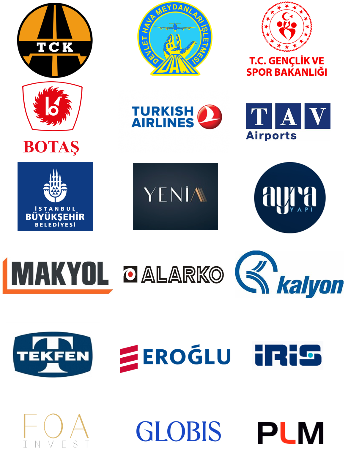 Protim Grup referans kurumları